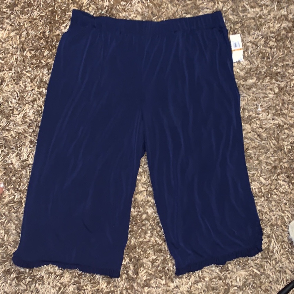 NWT Michael Kors ruffle trim pants size 3X